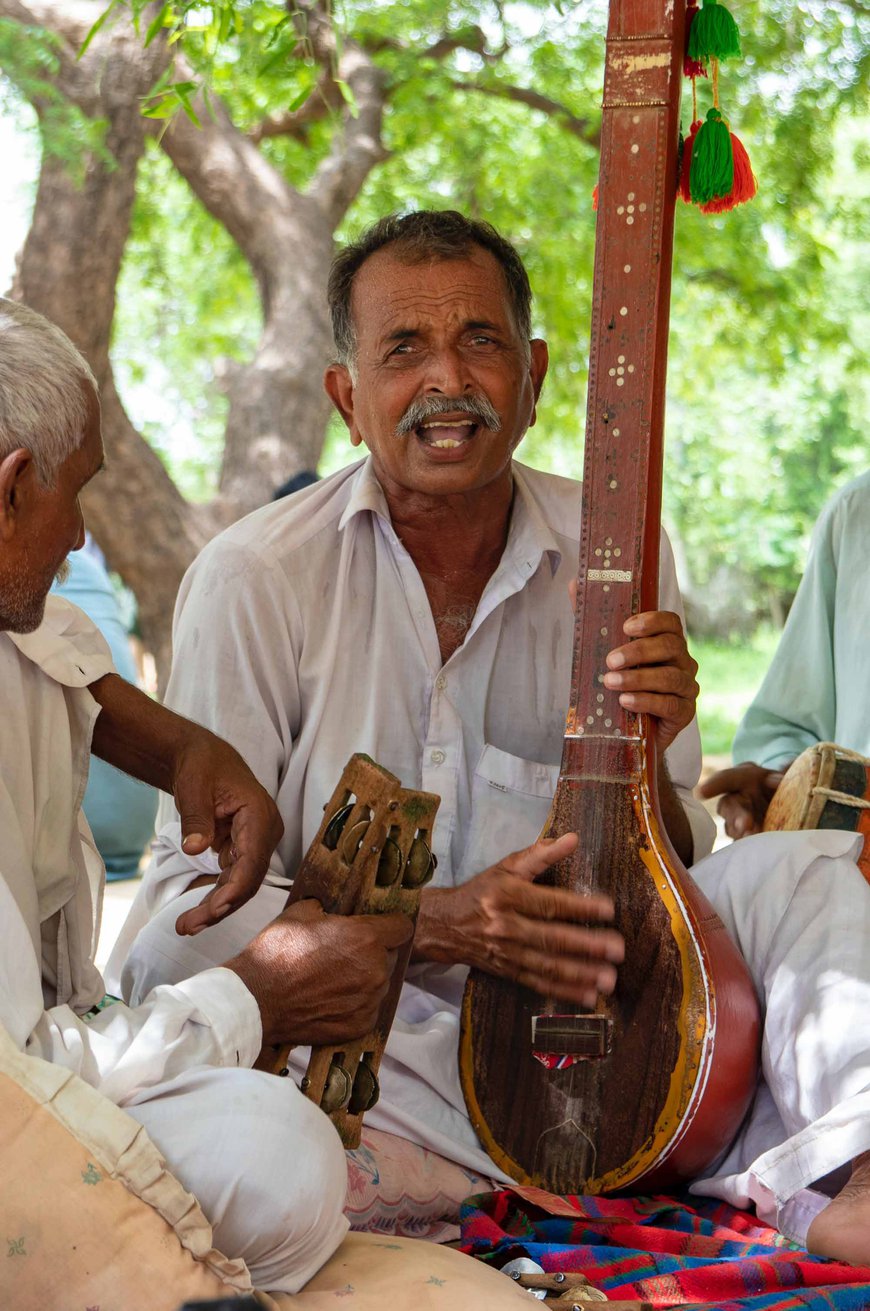 місцеві музиканти в Пакистані