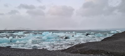 пляж айсбергів